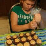 Devil's Food Cupcakes with Peanut Butter Frosting