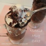 Nutella Mug Cake-in less than 5 minutes you can be enjoying this delicious, easy to make cake in a mug!