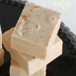 Eggnog Fudge-Smooth and creamy. A subtle eggnog flavor but not overwhelming, the perfect Christmas Fudge.