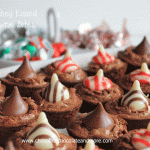 Hershey Kissed Brownie Bites