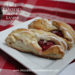 Easy Braided Raspberry Cheese Danish-use your favorite fruit and surprise your family with this easy to make Braided danish!