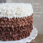 Vanilla and Chocolate layers come together in this Hombre Cake with Buttercream Frosting inspired by Surprise Inside Cakes