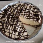 Peanut Butter Pie with Chocolate Ganache-creamy peanut butter filling with chocolate ganache on top and on the bottom!