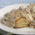 Simple Sausage Gravy and Biscuits-a Southern Favorite!