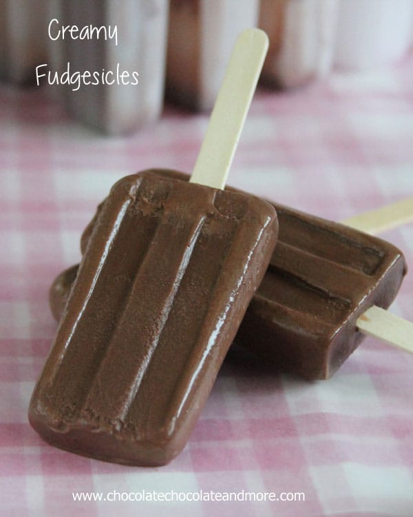 Creamy Fudgesicles-perfect for cooling off on a hot day, rich, creamy and from scratch!
