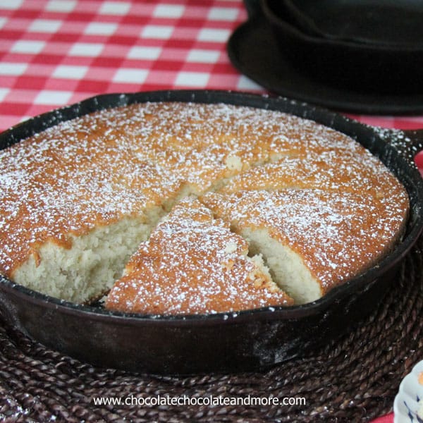 Old Fashioned Sugar Cake-no icing needed for this light and flavorful cake!