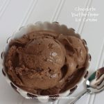Chocolate Butterfinger Ice Cream-rich creamy chocolate icecream infused with Butterfinger Candy bars!