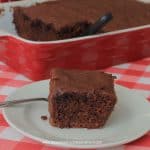 Coca Cola Chocolate Cake-made with Coca Cola, buttermilk and mini marshmallows. Serve it warm for a truly decadent treat!
