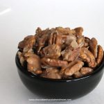 Cinnamon Glazed Pecans, just a few ingredients needed, watch out, they're addicting!