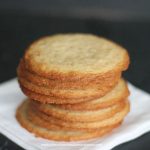 Crisp Almond Cookies-thin crisp cookies with lots of almond flavor