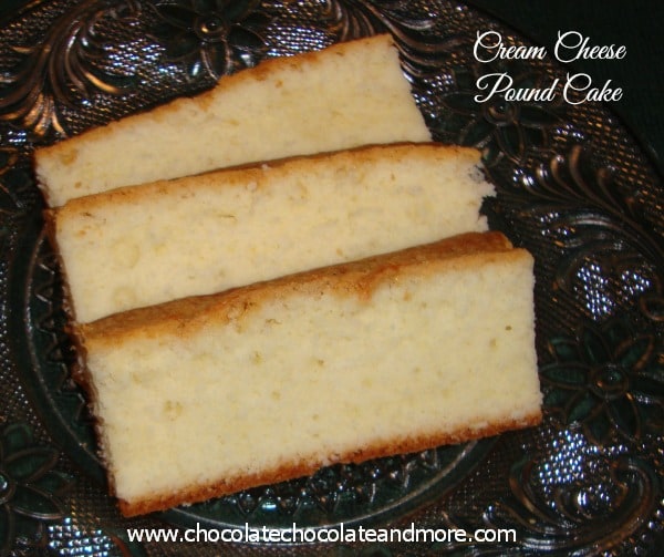 Cream Cheese Pound Cake-perfect alone, with fresh fruit or chocolate!