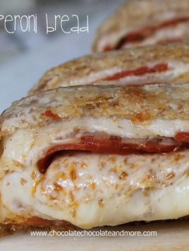 Pepperoni Bread-Easy to make, great for a party, a snack or anytime!