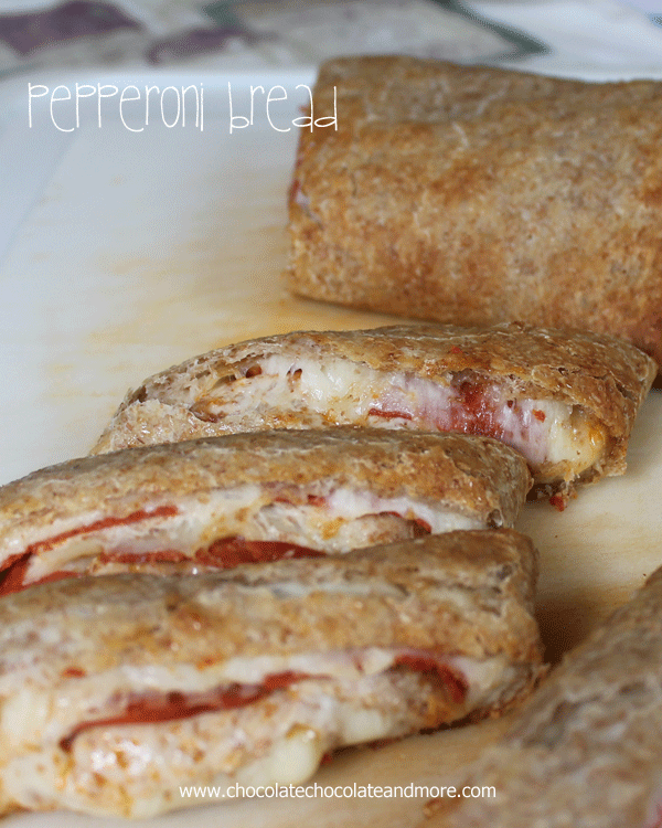 Pepperoni Bread-Easy to make, great for a party, a snack or anytime!