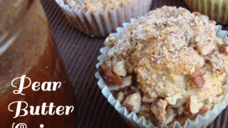 Pear Butter Spice Muffins