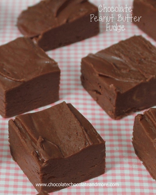 Chocolate Peanut Butter Fudge-using an old fashioned recipe