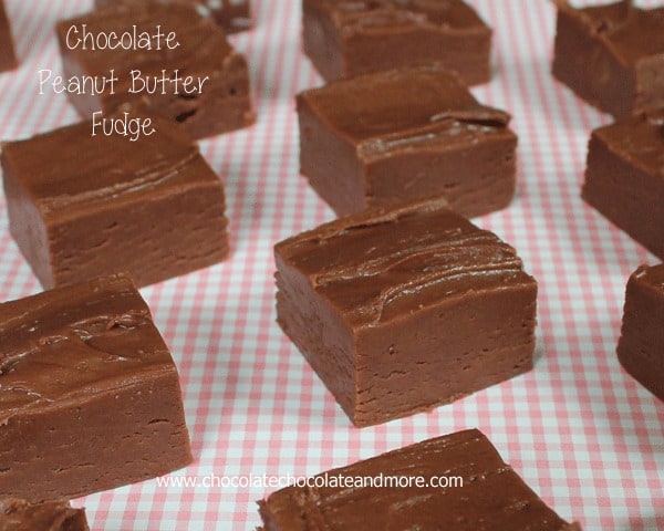 Chocolate Peanut Butter Fudge-using an old fashioned recipe