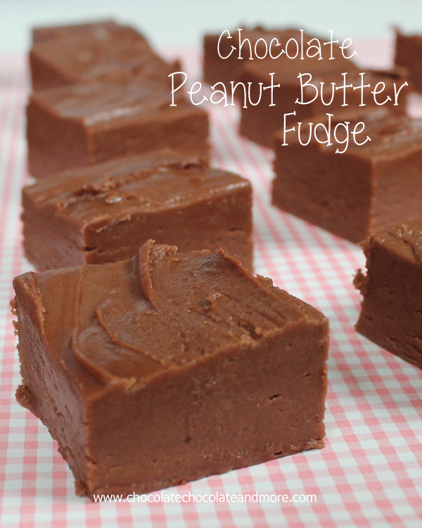 Chocolate Peanut Butter Fudge-using an old fashioned recipe