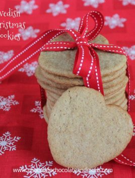 Swedish Christmas Cookies-a delightful blend of spices combine to give you a delicate, tasty cookie
