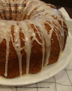 Cinnamon Streusel Cake-perfect for breakfast, snack or dessert