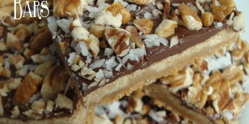 Bisquick Nutty Toffee Bars-so good you won't care that they start from a mix