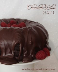 Chocolate Bliss Cake, this cake will cure any chocolate craving!
