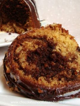 Chocolate Syrup Swirl Bundt Cake