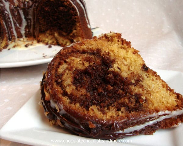 Chocolate Syrup Swirl Bundt Cake