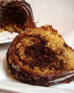 Chocolate Syrup Swirl Bundt Cake