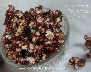 Chocolate Popcorn-made with cocoa so it the perfect snack for any time of year!