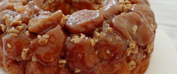 Sticky Bun Monkey Bread, a step up from plain Monkey Bread, Just look at all that caramel, yum!