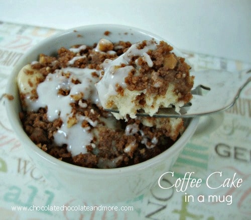 Coffee Cake Mug Cake Recipe (Single-Serve)