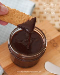 Homemade Chocolate Almond Butter-better than Nutella and easy to make!