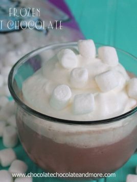 Frozen Hot Chocolate-perfect for a warm day!