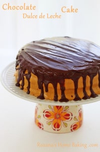 Chocolate Cake with Dulce de Leche Frosting