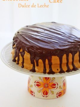 Chocolate Cake with Dulce de Leche Frosting