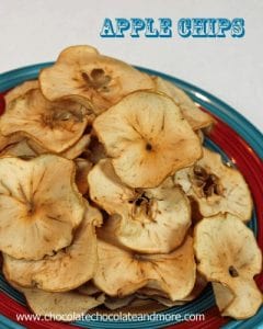 Spiced Apple Chips-the perfect snack for any time of day!