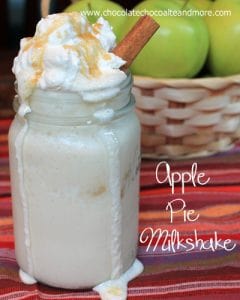 Apple Pie Milkshakes-just like Apple Pie Ala Mode! with a straw. No fork needed.