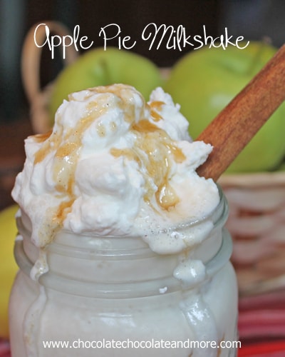 Apple Pie Milkshakes-just like Apple Pie Ala Mode! with a straw. No fork needed.