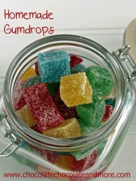 Homemade Gumdrops-fresher than anything you can buy. Makes a great food gift, adjust the flavors and colors for any occasion