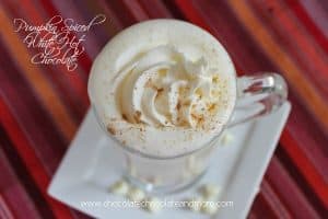 Pumpkin Spiced White Hot Chocolate 