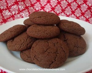 Cocoa Ginger Crisps-the flavor combination will amaze you!