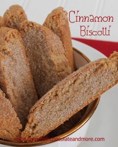 Cinnamon Sugar Biscotti-perfect for dunking and makes a great gift!