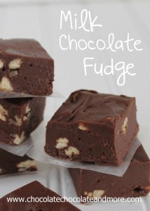 Milk Chocolate Fudge-smooth, creamy and easy to make!