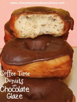 These Coffee Time Donuts with Chocolate Glaze are so light and airy, the perfect yeast doughnut!