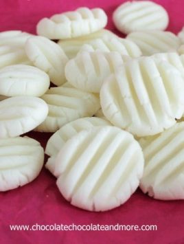 Cream Cheese Mints also known as Wedding Mints-easy to make, perfect to serve for any event.