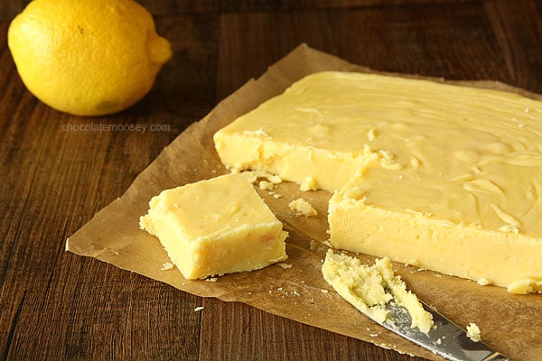 Creamy Lemon Fudge from Chocolate Moosey