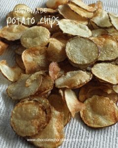 Homemade Potato Chips-so much better tasting than anything you can buy in the store!