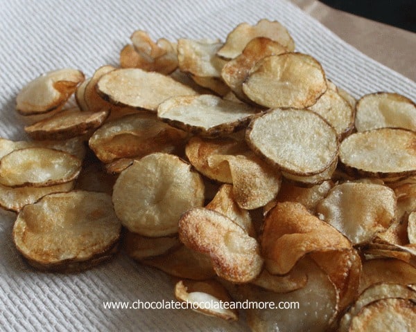 Homemade Potato Chips-so much better tasting than anything you can buy in the store!