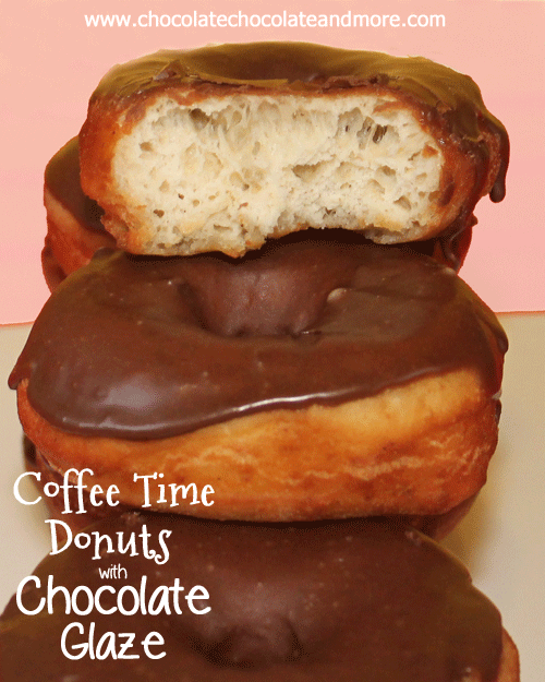 Coffee Time Donuts with Chocolate glaze