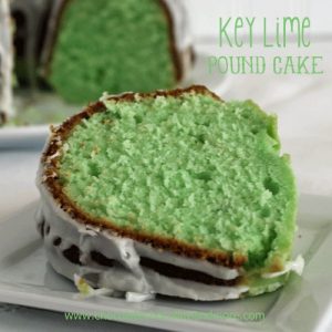 Key Lime Pound Cake-a nice change up from the same old lemon!